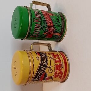 Percival Duffin Salt and Elton Kirby Pepper Shaker Set - Yellow and Green